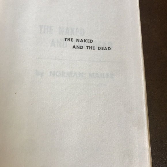 The Naked And The Dead BY NORMAN MAILER FROM 1948 Hardcover Book Vintage - Picture 10 of 12